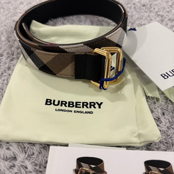Burberry Black and Brown Women's Belt NEW - Picture 2 of 8